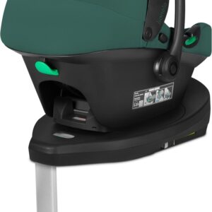 Lionelo Astrid i-Size autokrēsliņš mazuļiem 40-87cm krāsa Green Forest + Astrid Plus rotējoša Isofix bāze