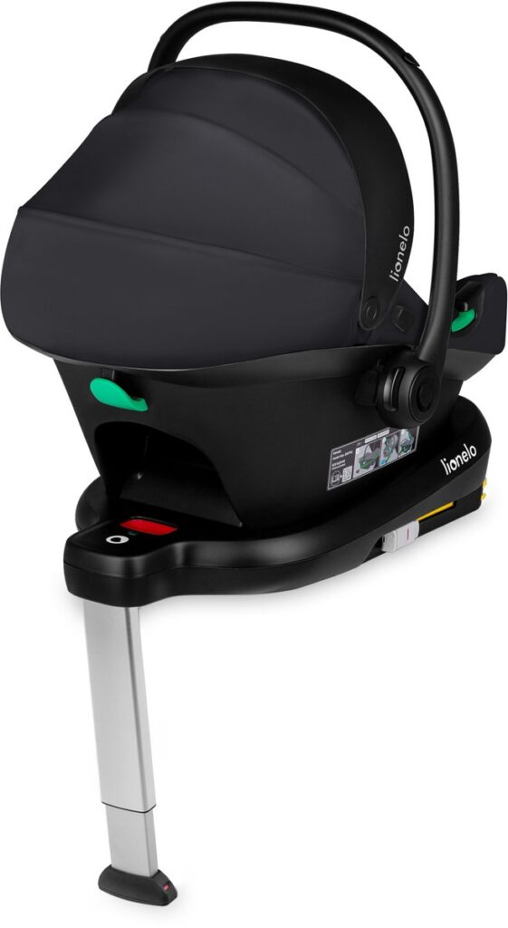 Lionelo Astrid i-Size autokrēsliņš mazuļiem 40-87cm krāsa Black Onyx + Astrid Plus rotējoša Isofix bāze