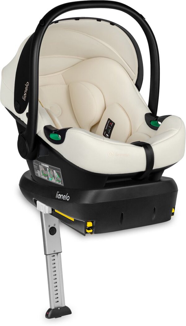 Autokreslini.lv | Astrid i-Size autokrēsliņš 40-87cm krāsa Beige Cream + Astrid Isofix bāze bilde #1
