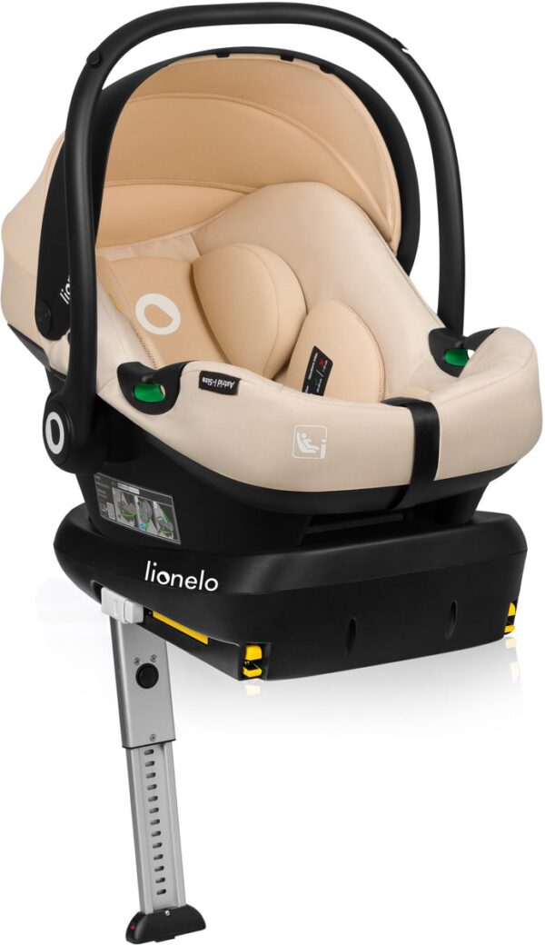 Autokreslini.lv | Astrid i-Size autokrēsliņš 40-87cm krāsa Beige Sand + Astrid Isofix bāze bilde #1