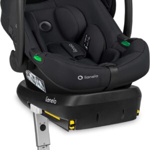 Lionelo Astrid i-Size autokrēsliņš mazuļiem 40-87cm krāsa Black Onyx + Astrid Plus rotējoša Isofix bāze