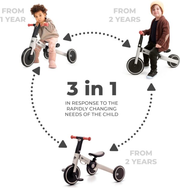 Autokreslini.lv | 4Trike salokāms skrejritenis 3in1 bērniem no 1-5gadiem krāsa Silver bilde #29