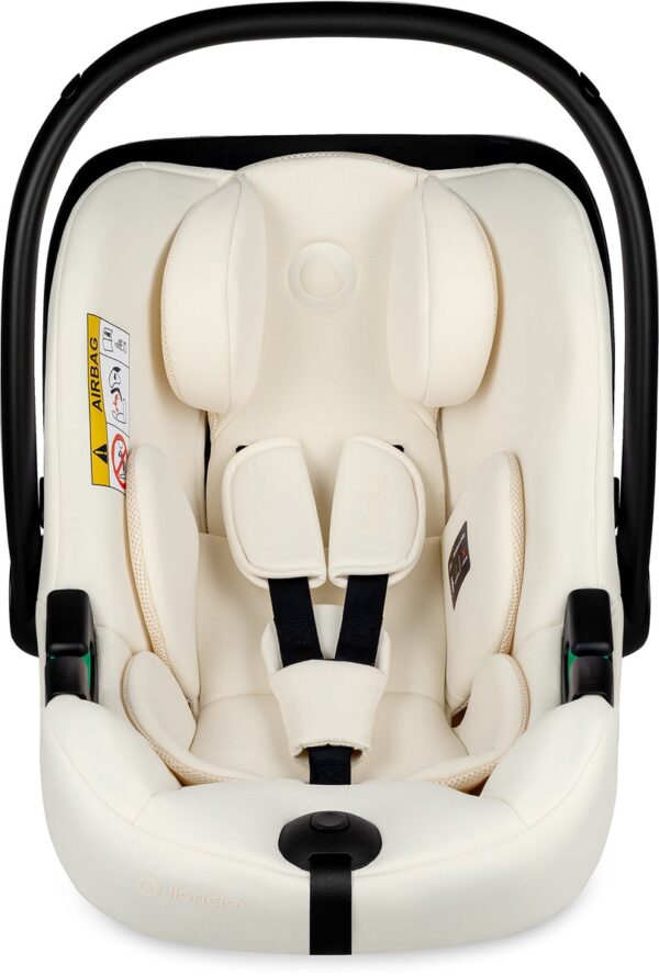 Autokreslini.lv | Astrid i-Size autokrēsliņš 40-87cm krāsa Beige Cream + Astrid Isofix bāze bilde #9