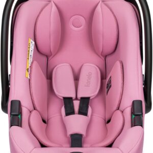 Lionelo Astrid i-Size autokrēsliņš mazuļiem 40-87cm krāsa Pink Coral + Astrid Plus rotējoša Isofix bāze