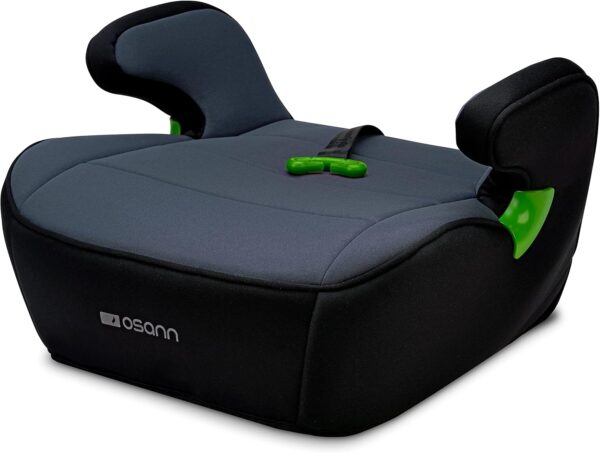 Osann Junior Isofix i-Size auto paliktnis ar jostu Gurtfix bērniem 126-150cm krāsa Nero