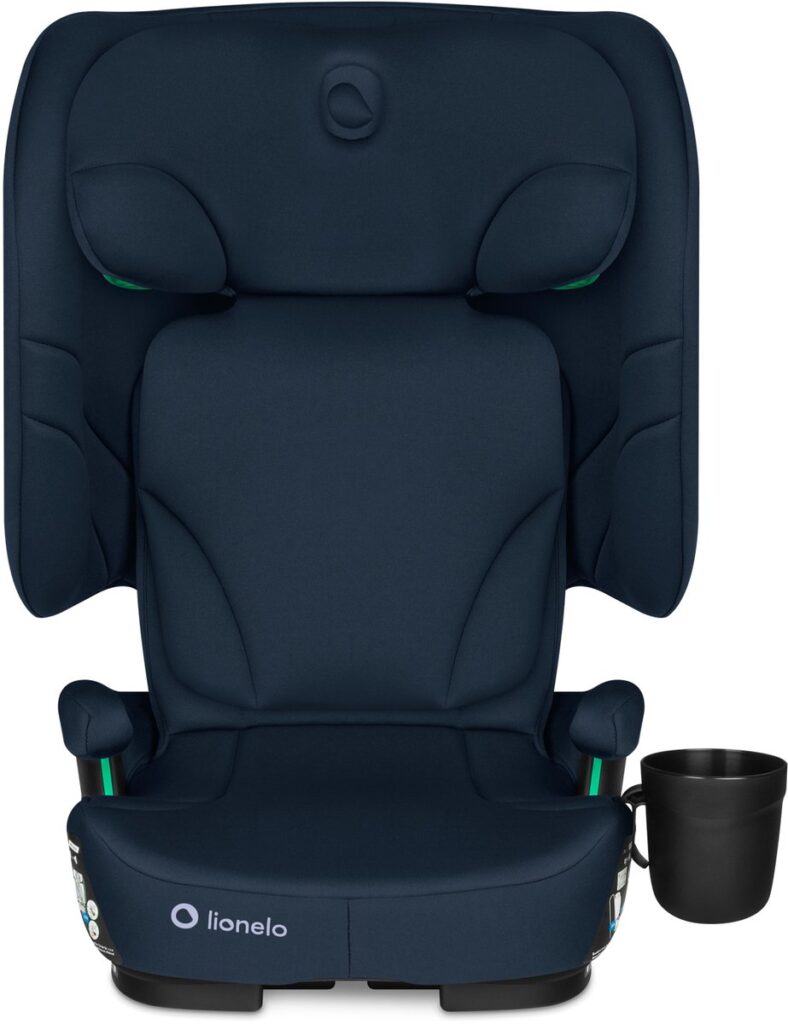 Lionelo ORIN I-Size salokāms autokrēsliņš bērniem 100-150cm krāsa Blue Navy