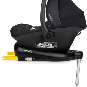 Lionelo Astrid i-Size autokrēsliņš mazuļiem 40-87cm krāsa Black Onyx + Astrid Plus rotējoša Isofix bāze