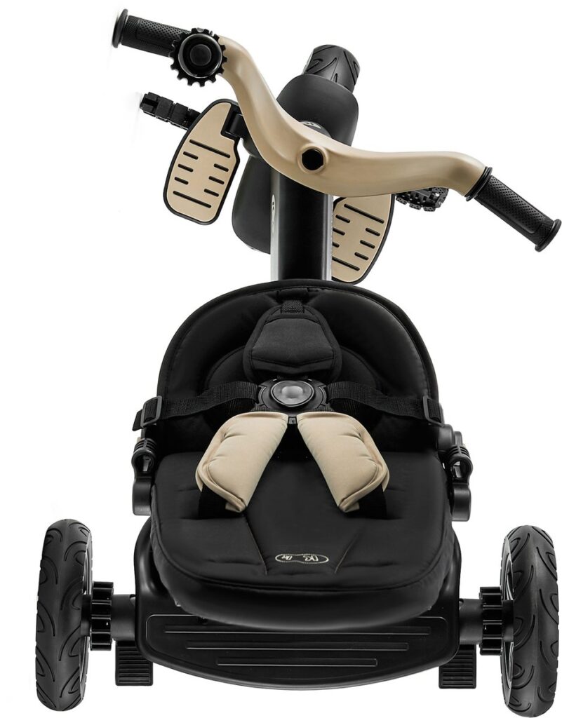 Kinderkraft Easytwist stumjamais trīsritenis bērniem 5in1 krāsa Beige