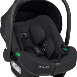 Lionelo Astrid i-Size autokrēsliņš mazuļiem 40-87cm krāsa Black Onyx + Astrid Plus rotējoša Isofix bāze