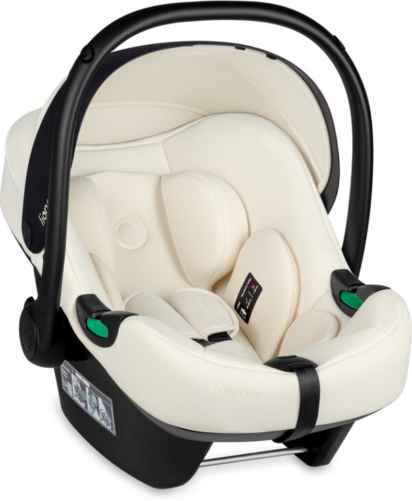 Autokreslini.lv | Astrid i-Size autokrēsliņš 40-87cm krāsa Beige Cream + Astrid Isofix bāze bilde #3