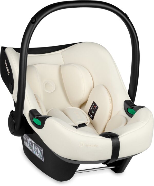 Autokreslini.lv | Astrid i-Size autokrēsliņš 40-87cm krāsa Beige Cream + Astrid Isofix bāze bilde #5