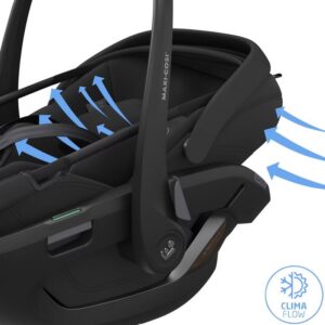 Maxi Cosi Coral Slide Pro autokrēsliņš mazuļiem 45-87cm krāsa Black