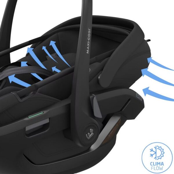Autokreslini.lv | Coral Slide Pro autokrēsliņš mazuļiem 45-87cm krāsa Black Onyx +FamilyFix Slide Pro Isofix bāze bilde #17