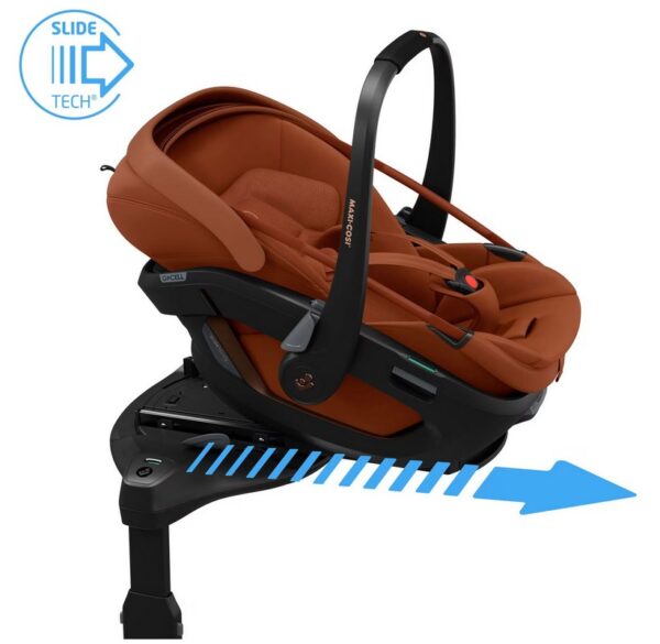 Autokreslini.lv | Coral Slide Pro autokrēsliņš mazuļiem 45-87cm krāsa Copper Terra +FamilyFix Slide Pro Isofix bāze bilde #19