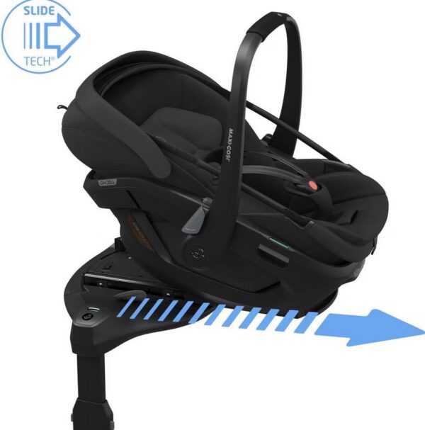 Autokreslini.lv | Coral Slide Pro autokrēsliņš mazuļiem 45-87cm krāsa Black Onyx +FamilyFix Slide Pro Isofix bāze bilde #19