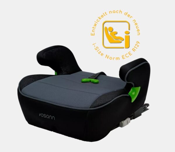 Autokreslini.lv | Junior Isofix i-Size auto paliktnis ar jostu Gurtfix bērniem 126-150cm krāsa Pixel Black bilde #1