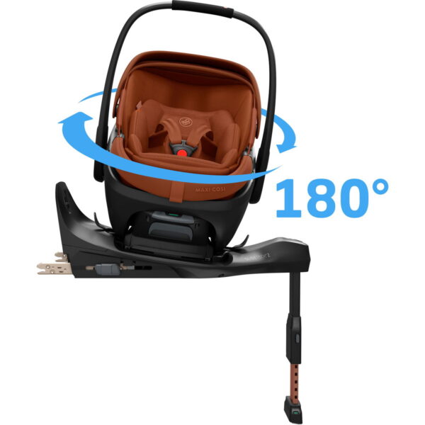 Autokreslini.lv | Coral Slide Pro autokrēsliņš mazuļiem 45-87cm krāsa Copper Terra +FamilyFix Slide Pro Isofix bāze bilde #21