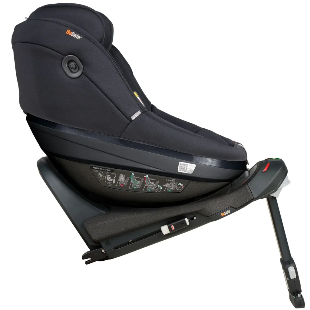 BeSafe Beyond2 360 autokrēsliņa sēžamā daļa 61-125cm krāsa Black SoftBreeze