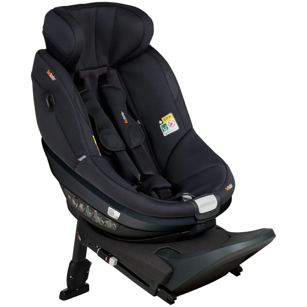 BeSafe Beyond2 360 autokrēsliņa sēžamā daļa 61-125cm krāsa Black SoftBreeze