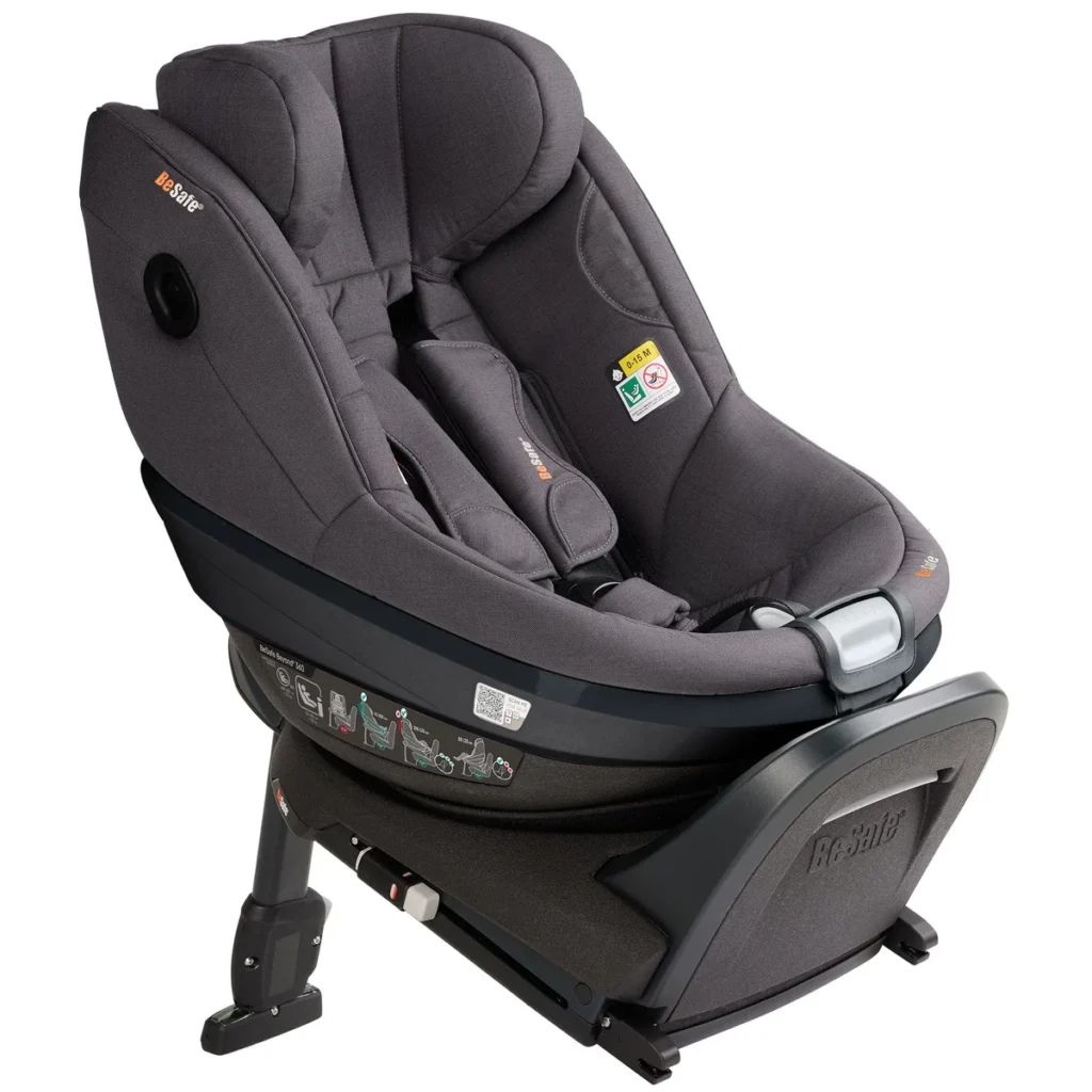 BeSafe Beyond2 360 autokrēsliņa sēžamā daļa 61-125cm krāsa Dark Grey Melange