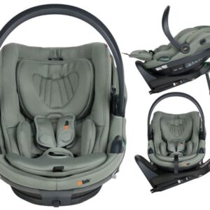 BeSafe GO Beyond 2 mazuļu autokrēsliņš 40-87cm krāsa Meadow Green SoftBreeze + Beyond Isofix bāze