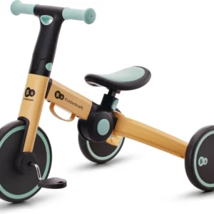Kinderkraft 4Trike salokāms skrejritenis 3in1 bērniem no 1-5gadiem krāsa Sunflower Yellow