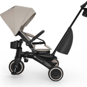 Kinderkraft Jazz 3 salokāms stumjamais trīsritenis bērniem krāsa Beige