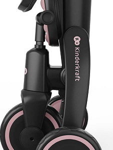 Kinderkraft Jazz 3 salokāms stumjamais trīsritenis bērniem krāsa Pink