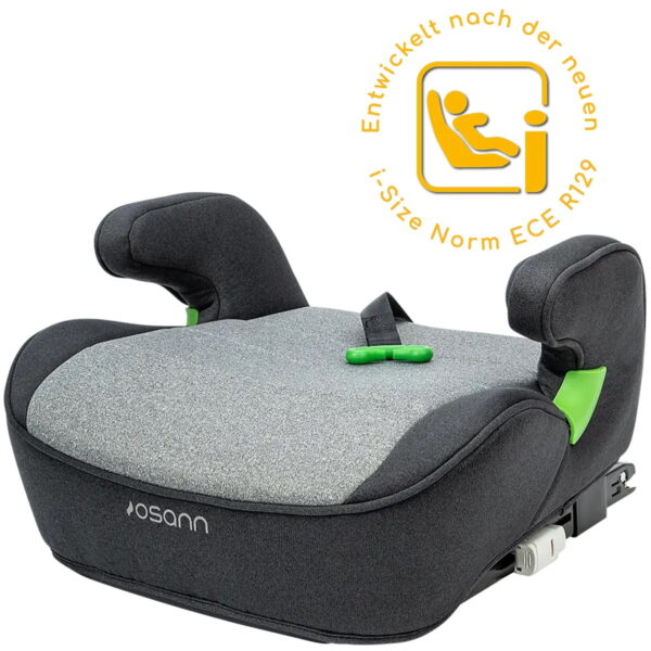 Autokreslini.lv | Junior Isofix i-Size auto paliktnis ar jostu Gurtfix bērniem 126-150cm krāsa Universe Grey bilde #1