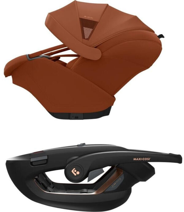 Autokreslini.lv | Coral Slide Pro autokrēsliņš mazuļiem 45-87cm krāsa Copper Terra +FamilyFix Slide Pro Isofix bāze bilde #9