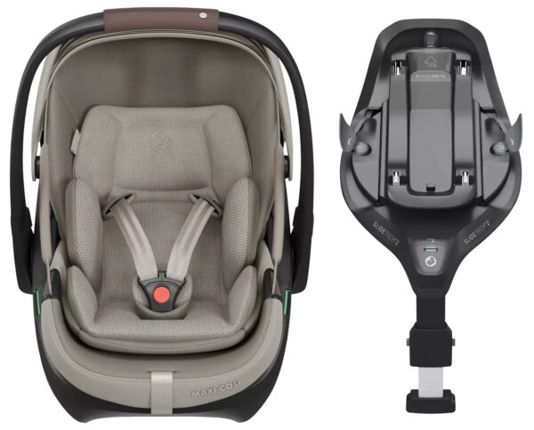 Autokreslini.lv | Coral Slide Pro autokrēsliņš mazuļiem 45-87cm krāsa Sapphire Sand +FamilyFix Slide Pro Isofix bāze bilde #1