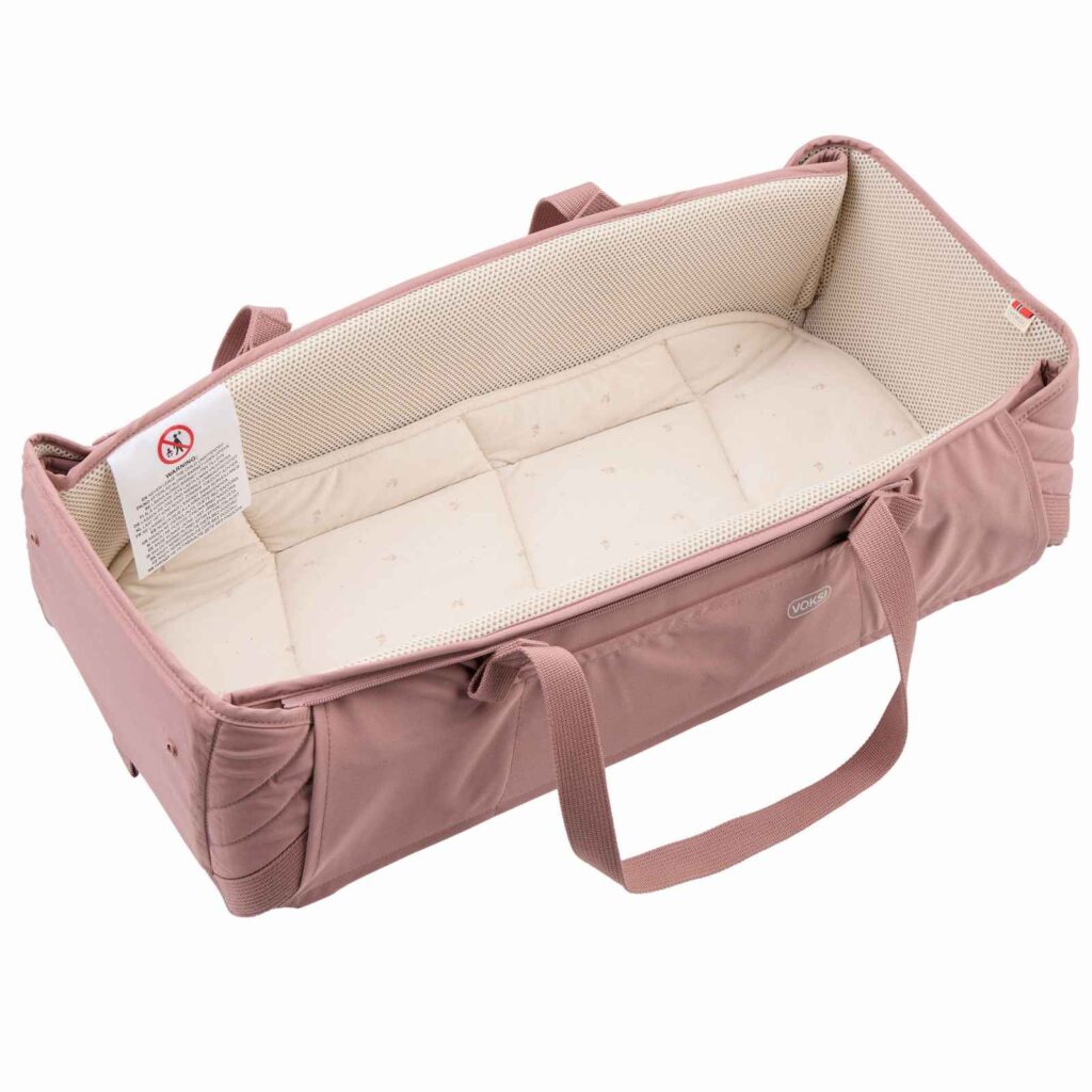 Voksi Carry Me mazuļu pārnēsāšanas soma krāsa Blush Pink