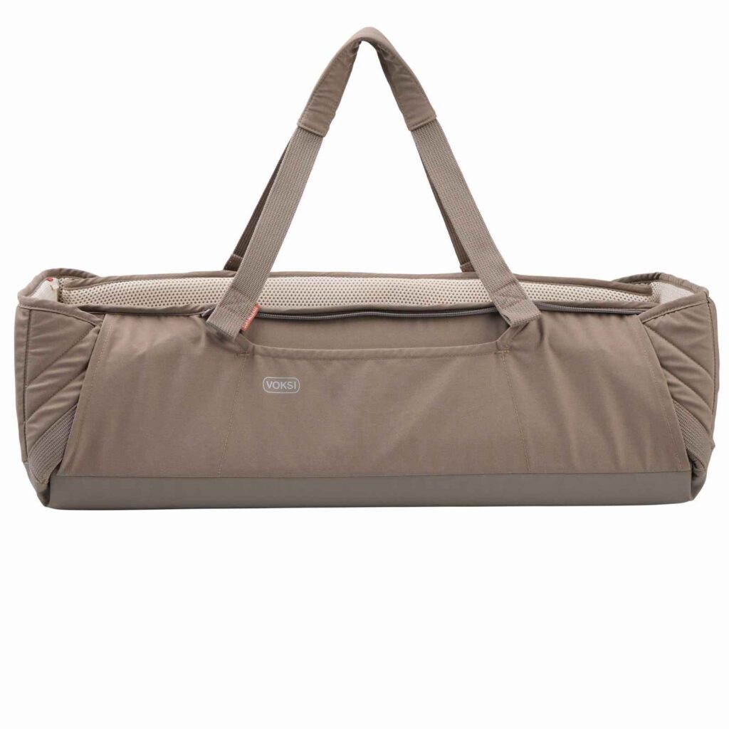 Voksi Carry Me mazuļu pārnēsāšanas soma krāsa Walnut
