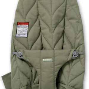 BabyBjorn Bouncer BLISS sēžamās daļas pārvalks krāsa Dark Green, Woven Petal quilt
