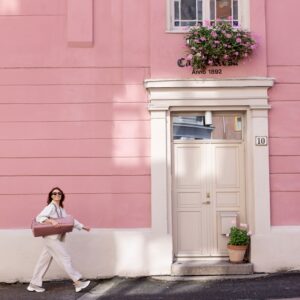 Voksi Carry Me mazuļu pārnēsāšanas soma krāsa Blush Pink