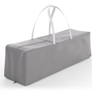 Kinderkraft LEODY UP bērnu ceļojumu gultiņa ar 2 līmeņiem krāsa Grey