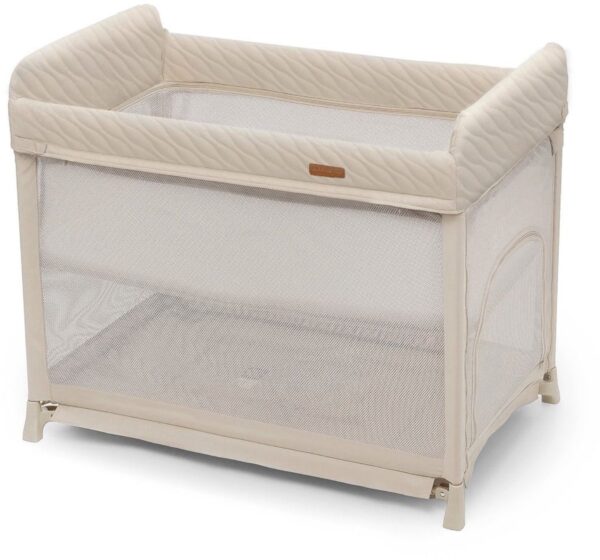Autokreslini.lv | MOON Dream bērnu ceļojumu gultiņa ar 2 līmeņiem krāsa Beige bilde #9