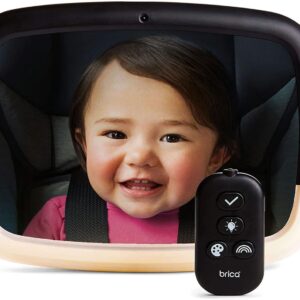 Munchkin Pivot Night Light 360° Baby Mirror automašīnas bērnu atpakaļskata spogulis