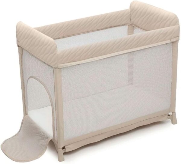 Autokreslini.lv | MOON Dream bērnu ceļojumu gultiņa ar 2 līmeņiem krāsa Beige bilde #5