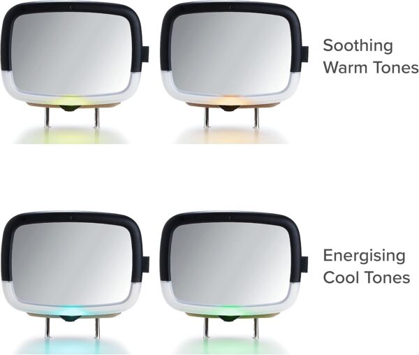 Autokreslini.lv | Pivot Night Light 360° Baby Mirror automašīnas bērnu atpakaļskata spogulis bilde #13