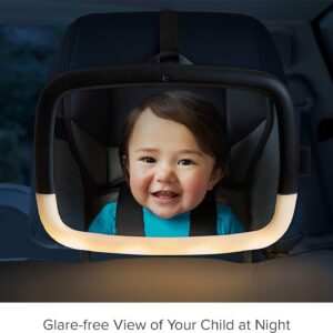 Munchkin Pivot Night Light 360° Baby Mirror automašīnas bērnu atpakaļskata spogulis