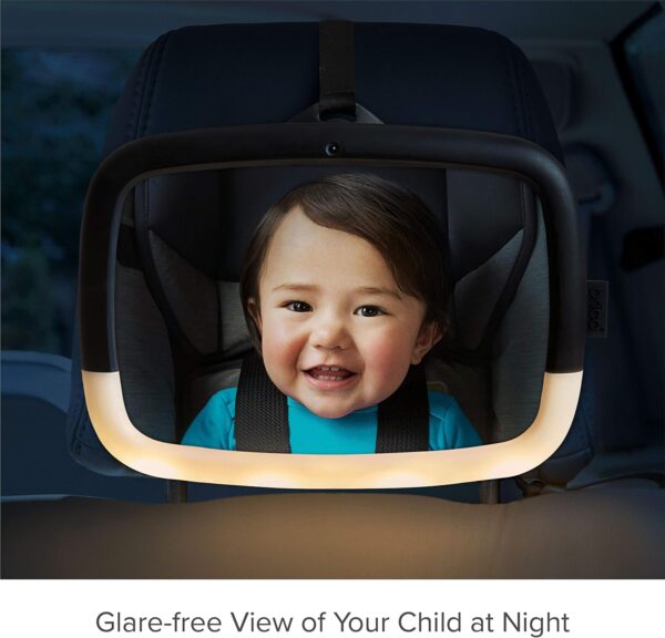 Autokreslini.lv | Pivot Night Light 360° Baby Mirror automašīnas bērnu atpakaļskata spogulis bilde #5