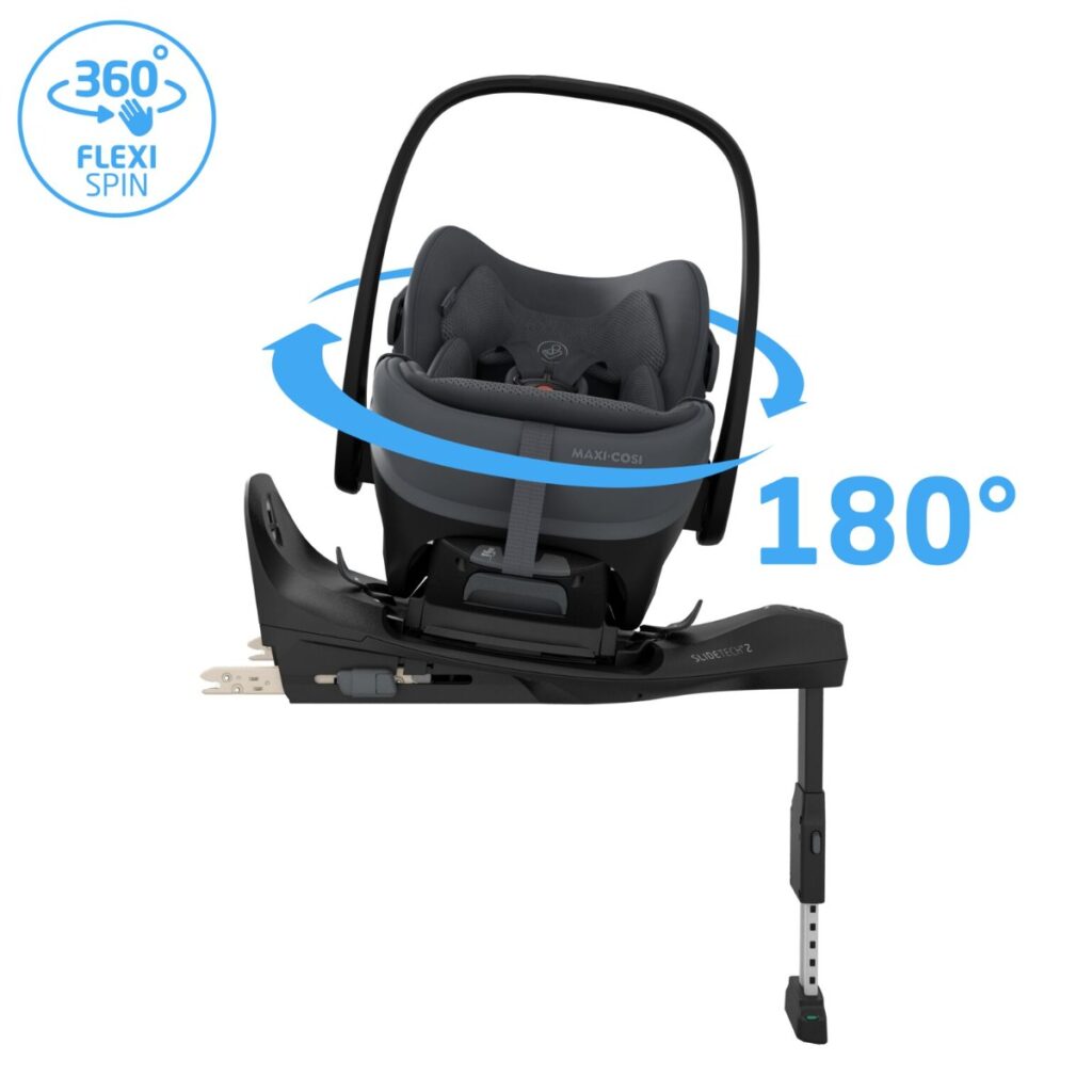 Maxi Cosi PEBBLE SLIDE PRO autokrēsliņš mazuļiem 40-87cm krāsa MOON GRAPHITE