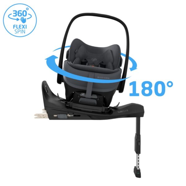 Autokreslini.lv | PEBBLE SLIDE PRO autokrēsliņš mazuļiem 40-87cm krāsa MOON GRAPHITE bilde #11