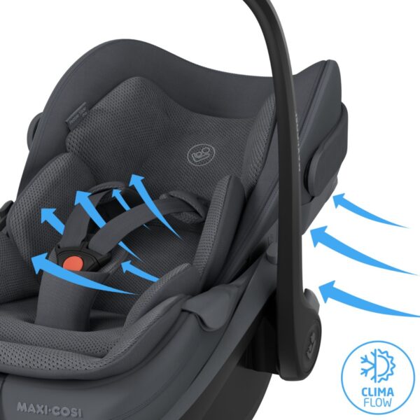Autokreslini.lv | PEBBLE SLIDE PRO autokrēsliņš mazuļiem 40-87cm krāsa MOON GRAPHITE bilde #7