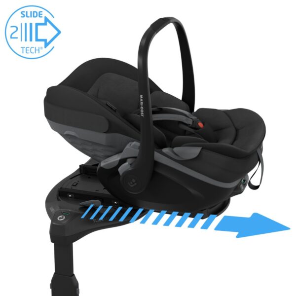 Autokreslini.lv | PEBBLE SLIDE PRO autokrēsliņš mazuļiem 40-87cm krāsa ONYX BLACK bilde #9