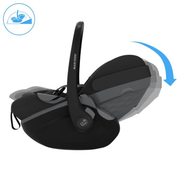 Autokreslini.lv | PEBBLE SLIDE PRO autokrēsliņš mazuļiem 40-87cm krāsa ONYX BLACK bilde #13