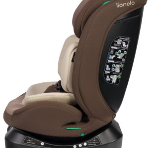 Lionelo Aart I-Size autokrēsliņš bērniem 40-150cm krāsa Beige Chocolate