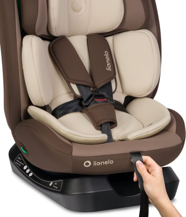 Autokreslini.lv | Aart I-Size autokrēsliņš bērniem 40-150cm krāsa Beige Chocolate bilde #9