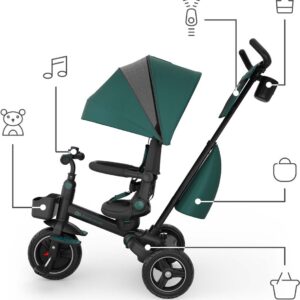Kinderkraft SPINSTEP 2 Plus stumjamais trīsritenis bērniem 6in1